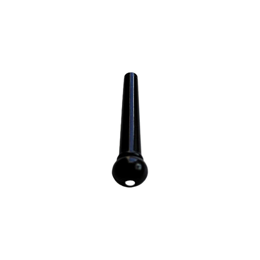 Pin prensa cuerda para guitarra marca Alice, color negro con punto blanco