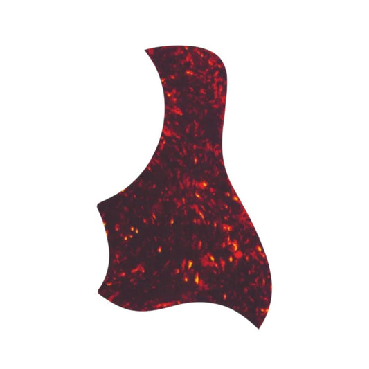 Protector golpeador para guitarra marca Alice, color rojo colorido
