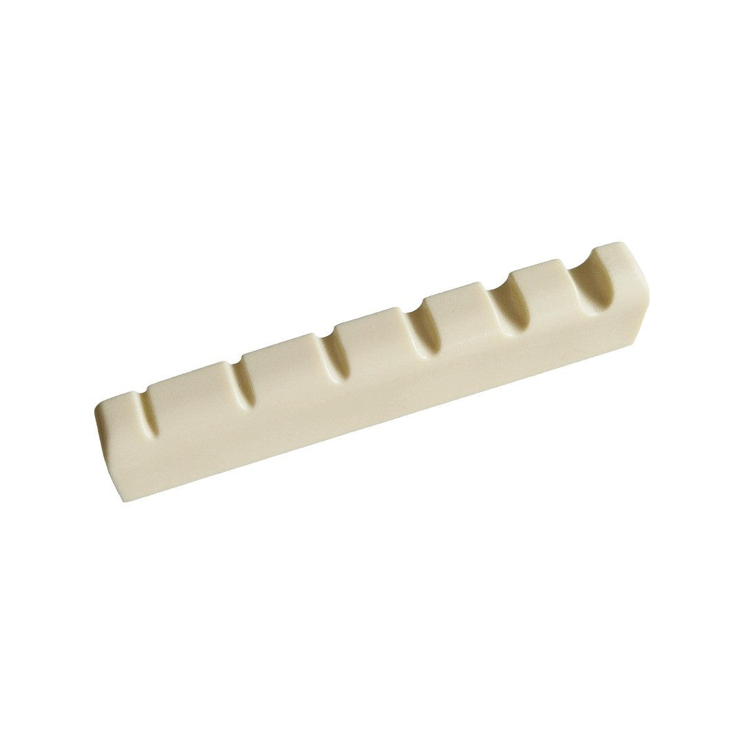 Cejilla superior para bajo eléctrico de 6 cuerdas marca Alice, material plástico ABS
