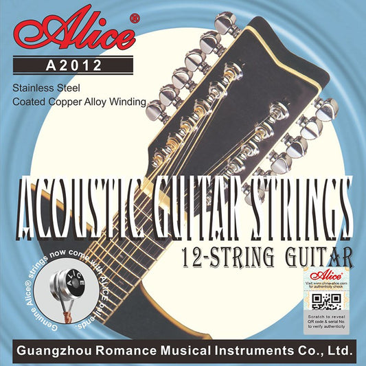 Cuerdas para guitarra docerola marca Alice, calibre 10-50