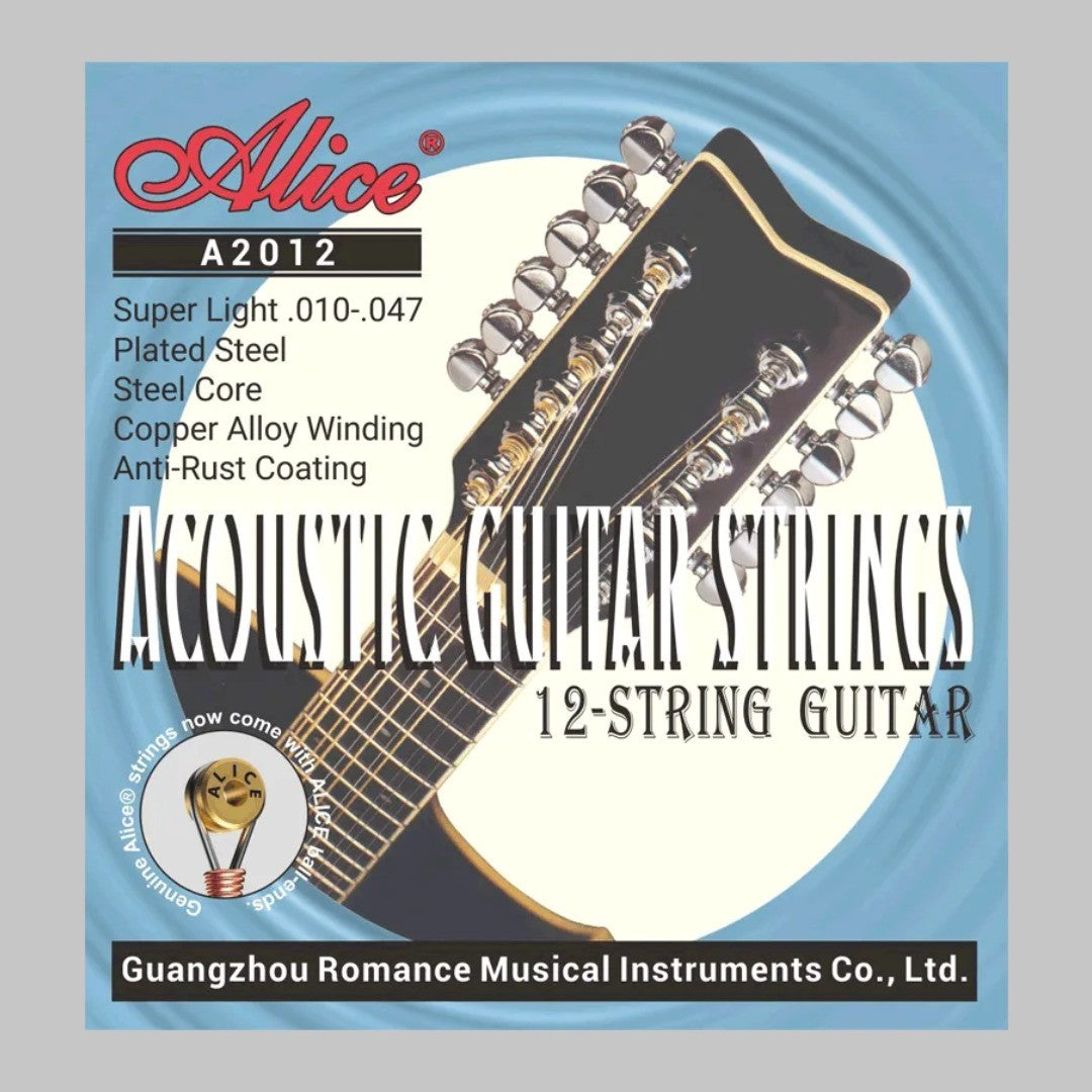 Cuerdas para guitarra docerola marca Alice, calibre 10-50