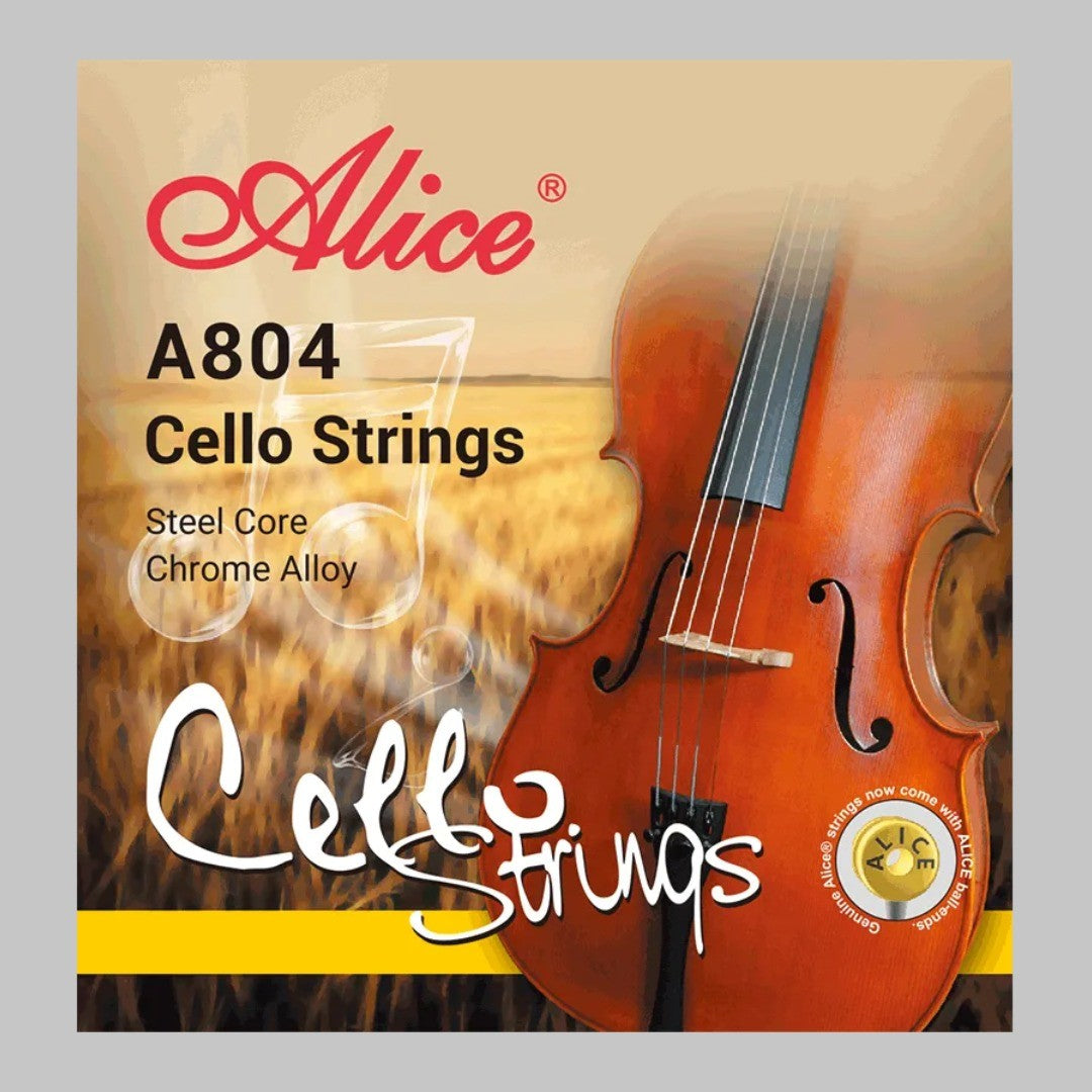 Cuerdas para violonchelo marca Alice, cuerda de acero