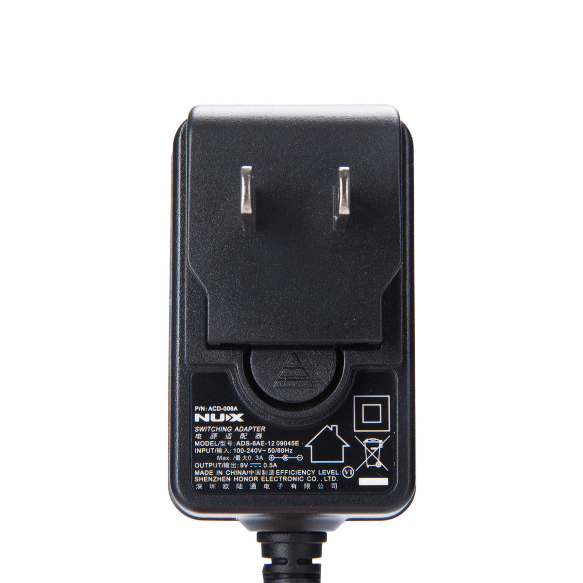 Adaptador de corriente AC/DC para pedales de efecto marca Nux