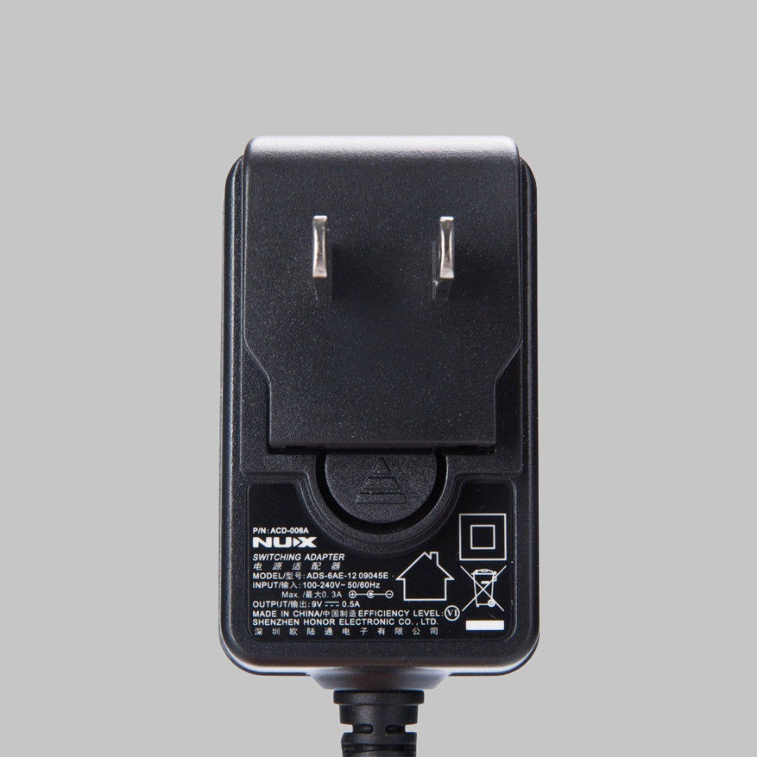 Adaptador de corriente AC/DC para pedales de efecto marca Nux