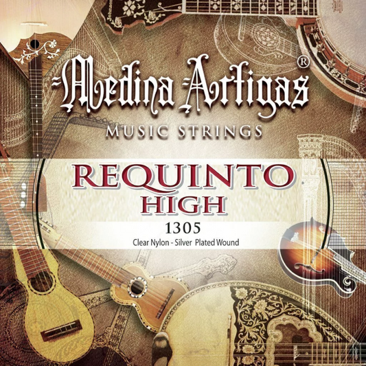 Cuerdas para requinto marca Medina Artigas, tensión alta