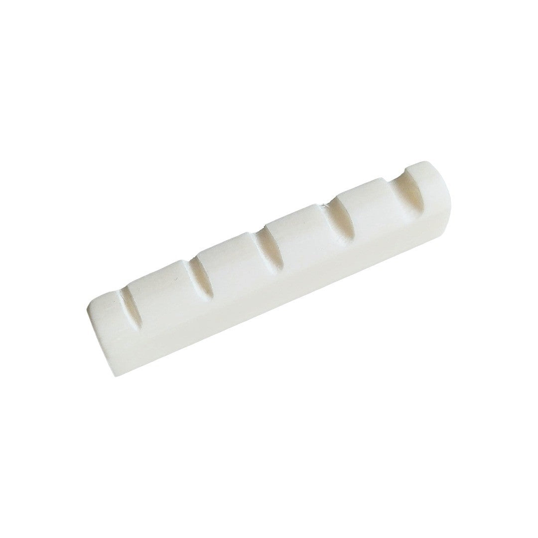 Cejilla superior para bajo eléctrico de 5 cuerdas marca Memphis, material hueso