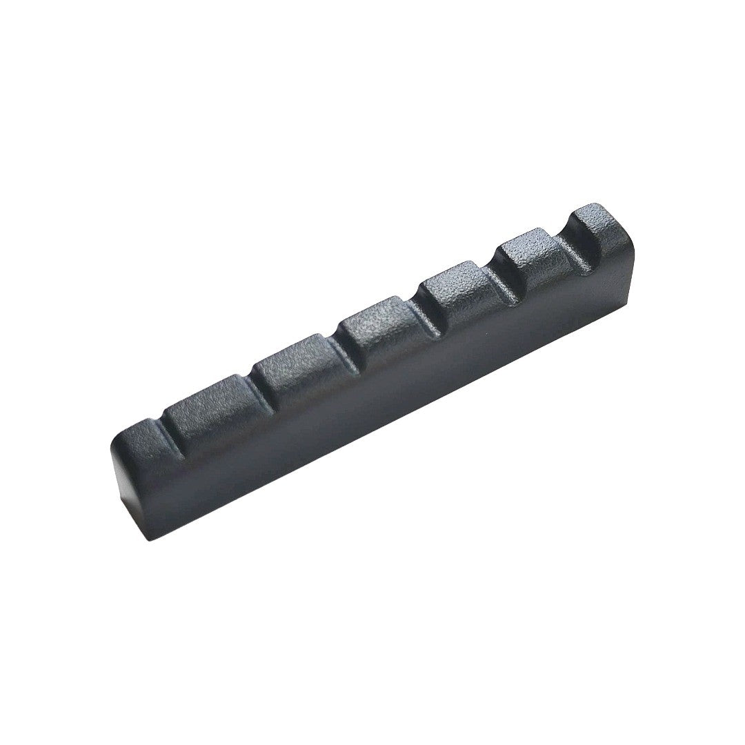 Cejilla superior para bajo eléctrico de 6 cuerdas marca Memphis, material plástico ABS