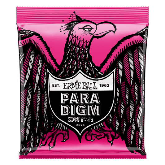 Cuerdas para guitarra eléctrica marca Ernie Ball, calibre 09-42