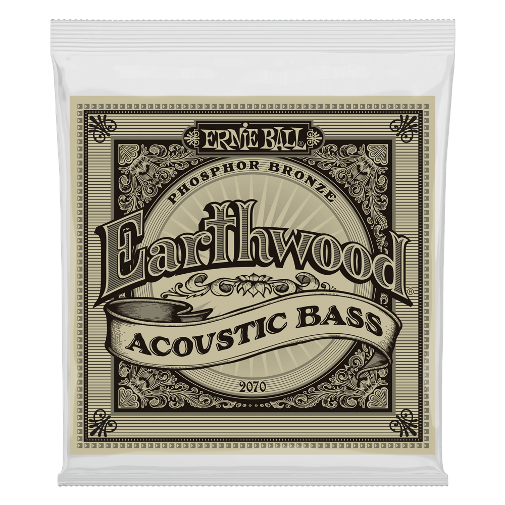 Cuerdas para bajo acústico de 4 cuerdas marca Ernie Ball, calibre 45-95