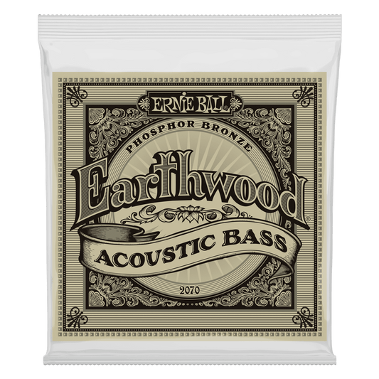 Cuerdas para bajo acústico de 4 cuerdas marca Ernie Ball, calibre 45-95