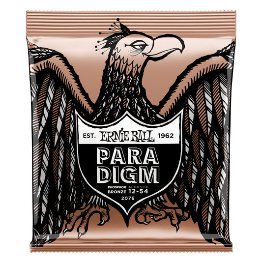 Cuerdas para guitarra acústica marca Ernie Ball, calibre 12-54