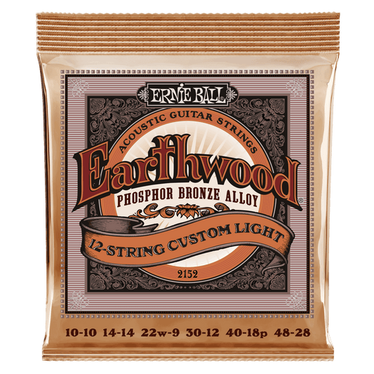 Cuerdas para guitarra docerola marca Ernie Ball, calibre 10-48