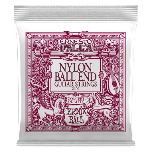 Cuerdas para guitarra clásica marca Ernie Ball, con borla, tensión media
