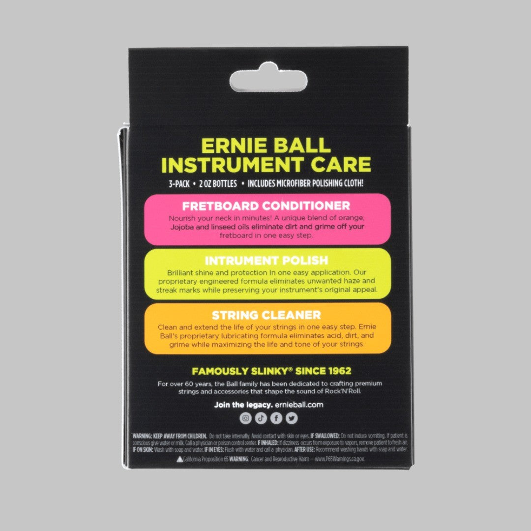 Limpiador y pulidor para instrumentos de cuerda marca Ernie Ball