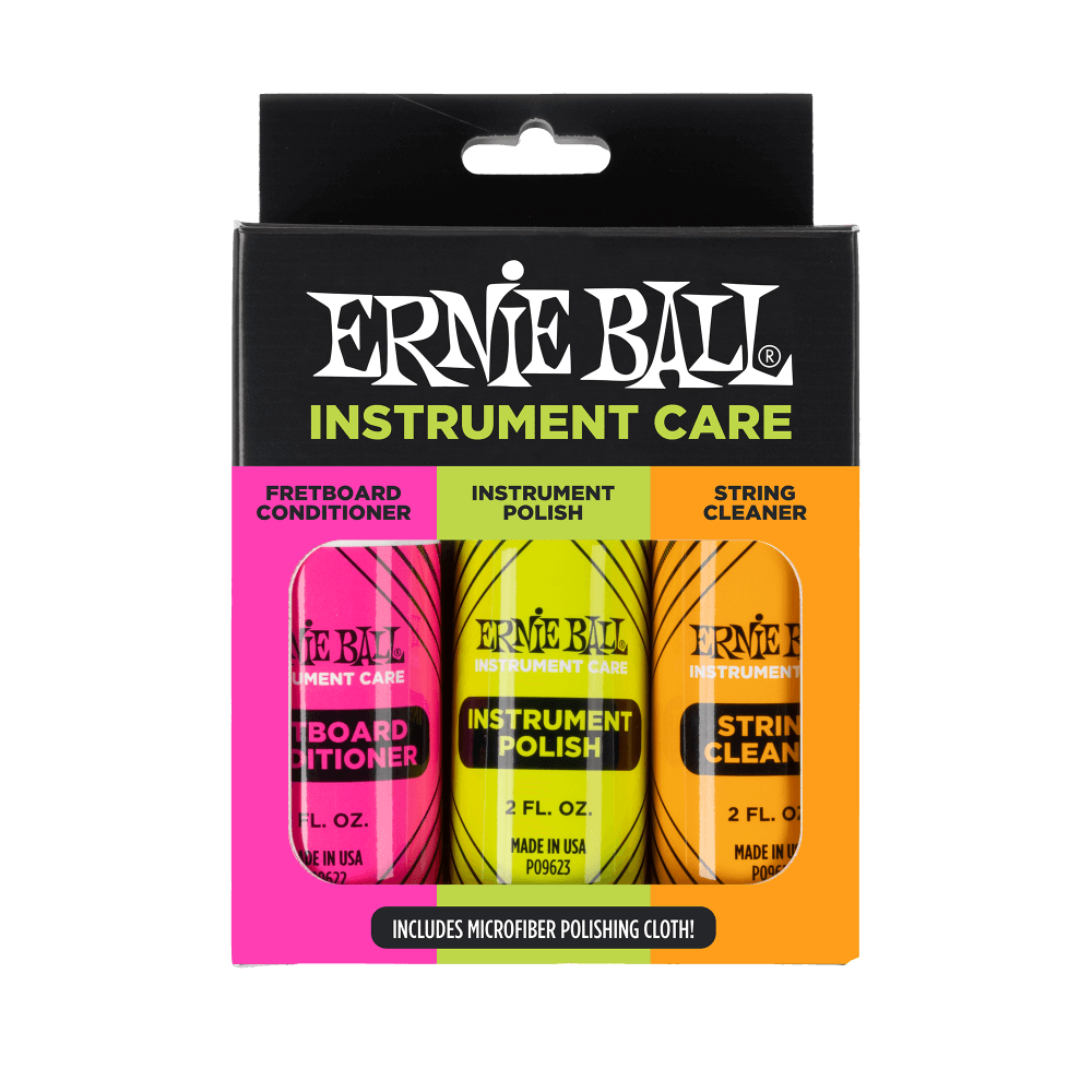 Limpiador y pulidor para instrumentos de cuerda marca Ernie Ball