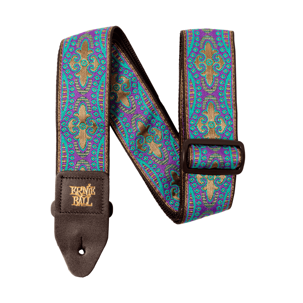 Cincho para guitarra, bajo y regionales marca Ernie Ball serie Jacquard, diseño Kashmir Moonrise