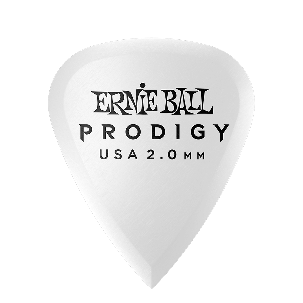 Púa para instrumentos de cuerda marca Ernie Ball serie Prodigy, calibre 2.0 mm