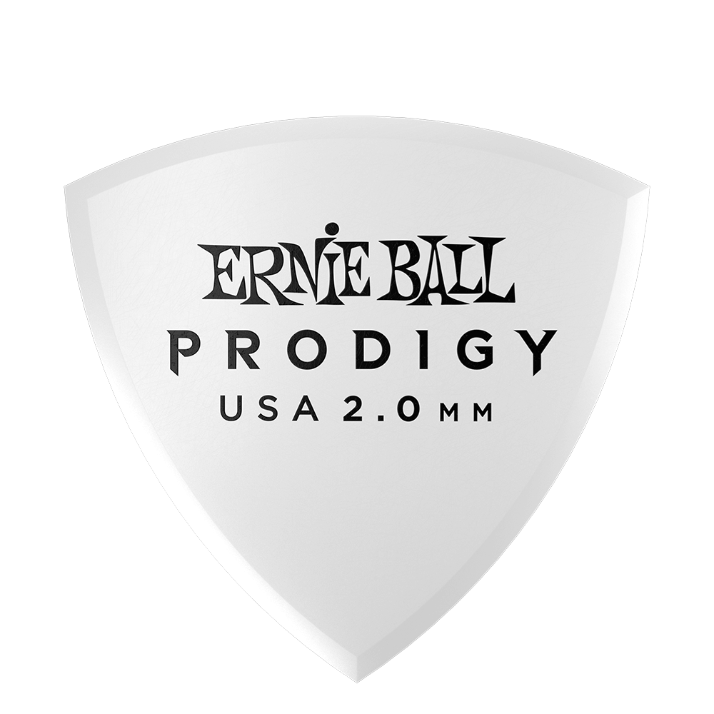 Púa para instrumentos de cuerda marca Ernie Ball serie Prodigy, calibre 2.0 mm