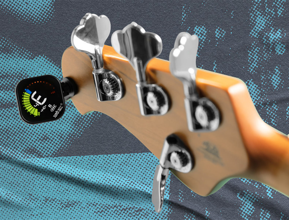 Afinador de clip para instrumentos de cuerda marca Ernie Ball