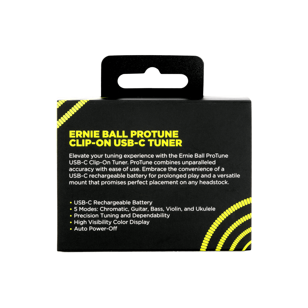 Afinador de clip para instrumentos de cuerda marca Ernie Ball