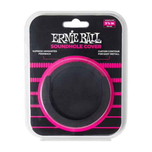 Tapaboca para guitarra marca Ernie Ball, color negro