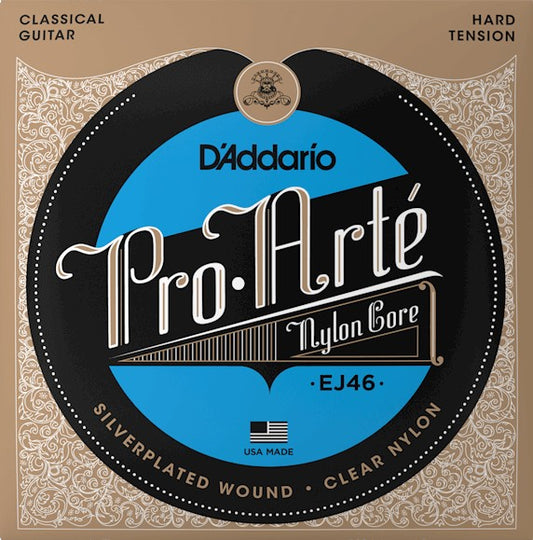 Cuerdas para guitarra clásica marca Daddario, tensión alta