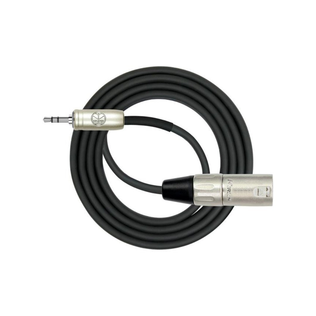 Cable para señal de XLR m a TRS 3.5 mm, calibre 24, largo de 2 mt, marca Kirlin