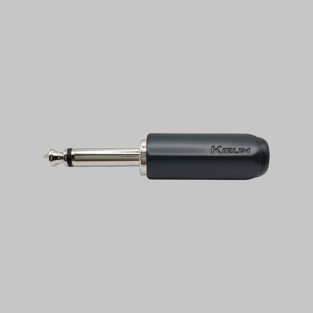 Conector 1/4, mono, niquelado, marca Kirlin