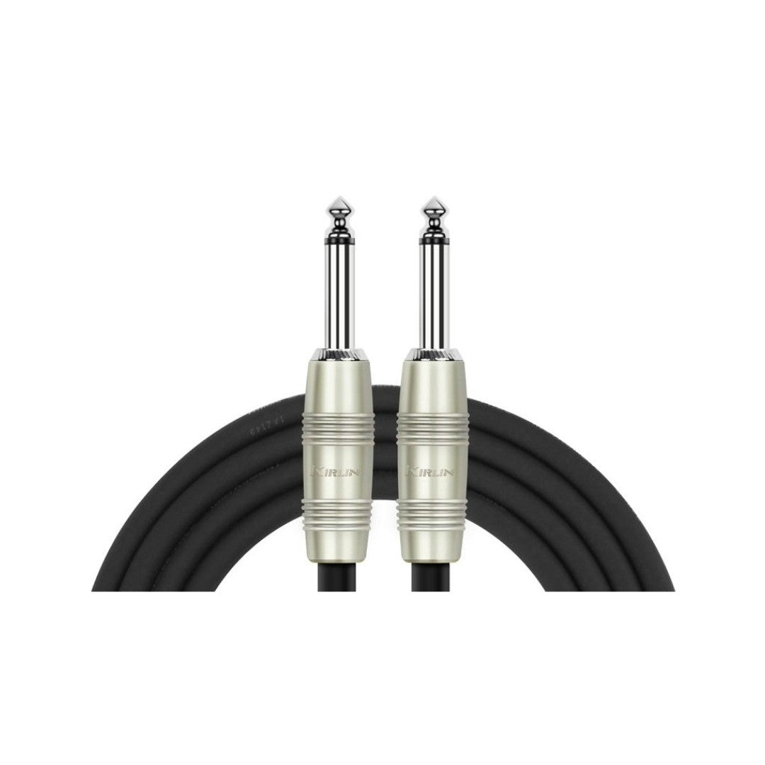 Cable para instrumento de 1/4 a 1/4, calibre 20, largo 10 mt, marca Kirlin