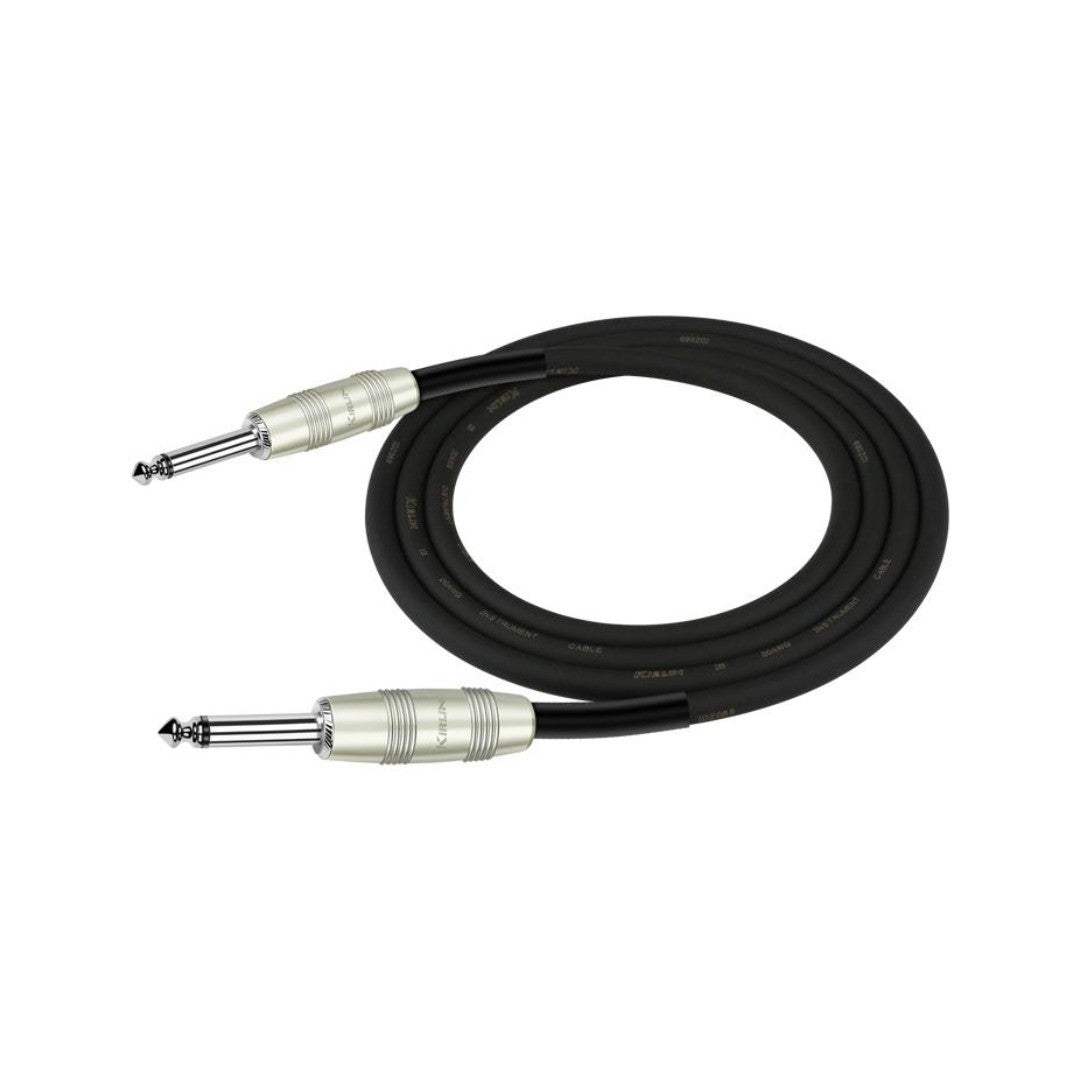 Cable para instrumento de 1/4 a 1/4, calibre 20, largo 3 mt, marca Kirlin