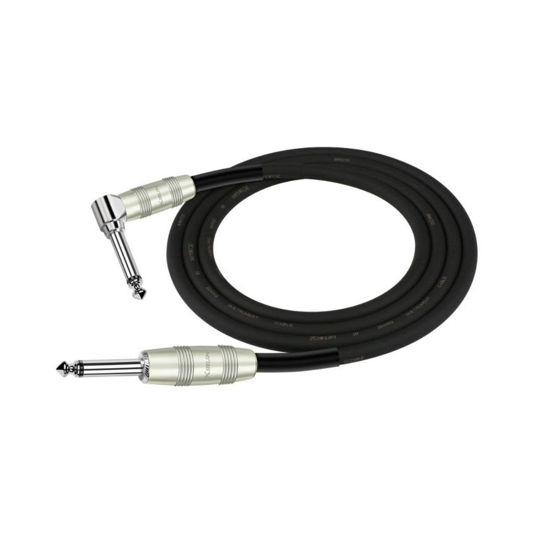 Cable para instrumento de 1/4 a 1/4, calibre 20, largo 3 mt, marca Kirlin