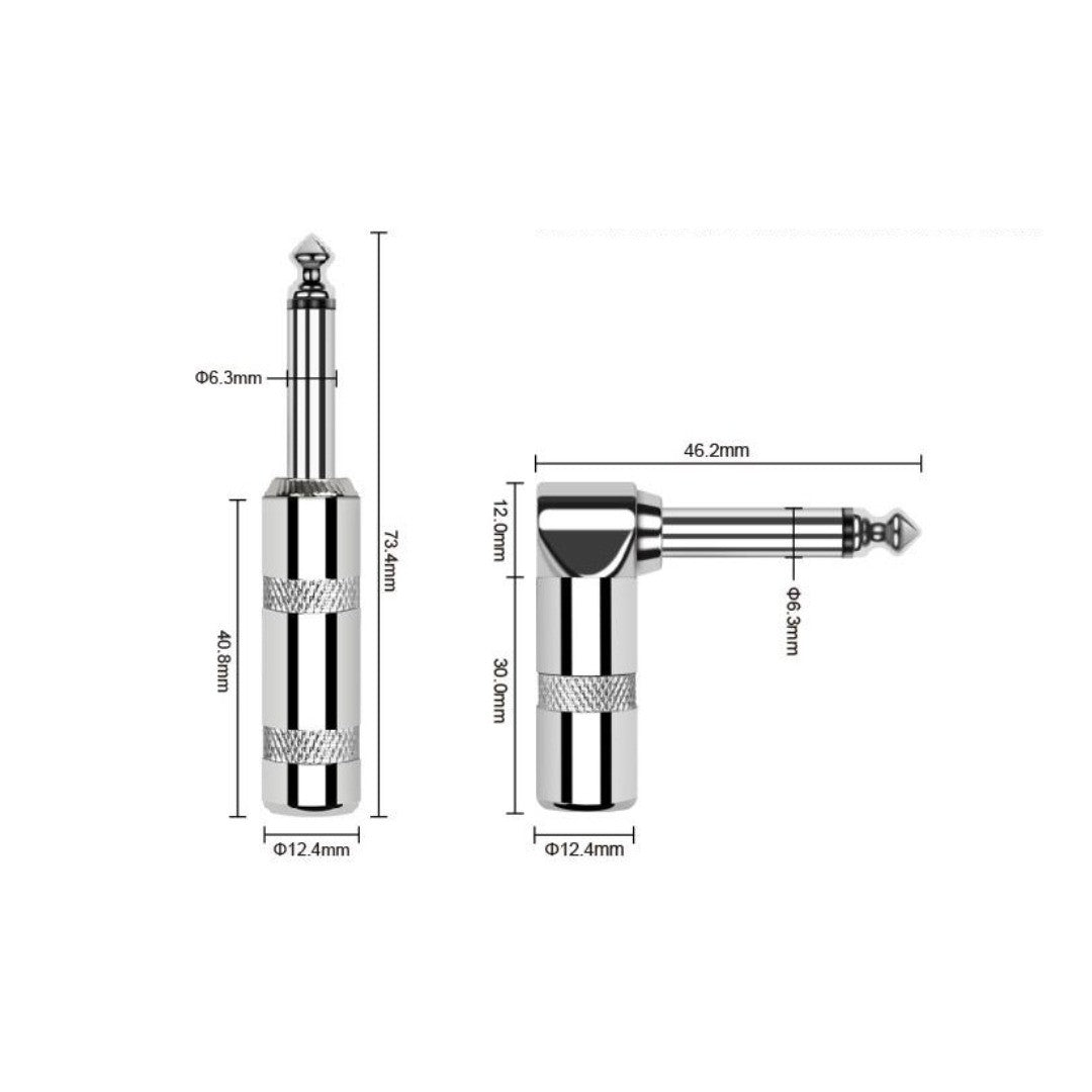 Cable para instrumento de 1/4 a 1/4, calibre 24, largo 3 mt, marca Kirlin