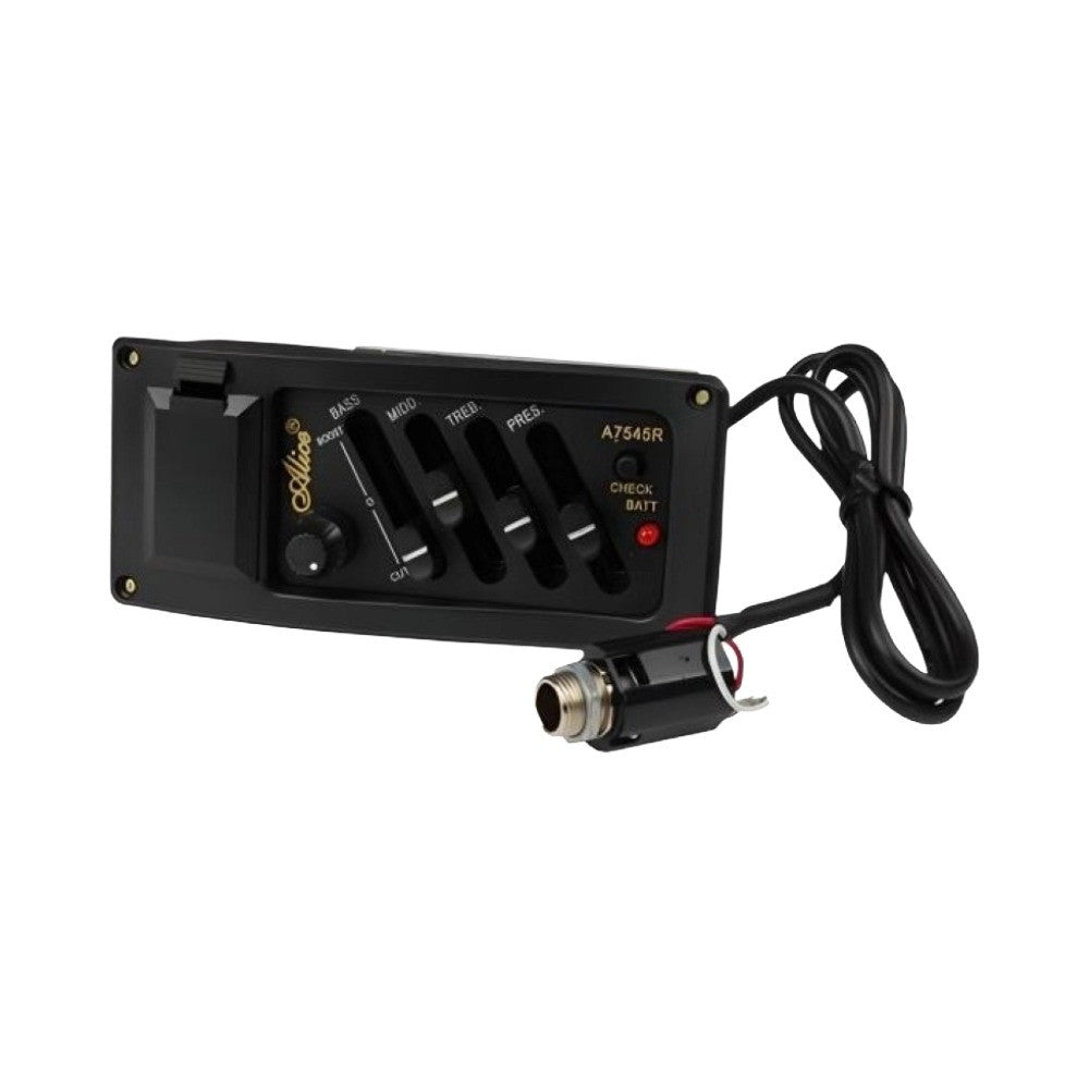 Micrófono preamplificador activo de 4 bandas para guitarra marca Alice