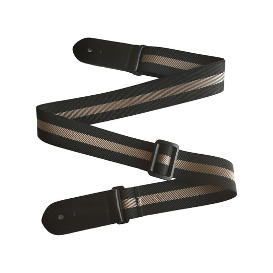 Cincho para ukelele, charango y jarana marca Bocheli, color negro con beige