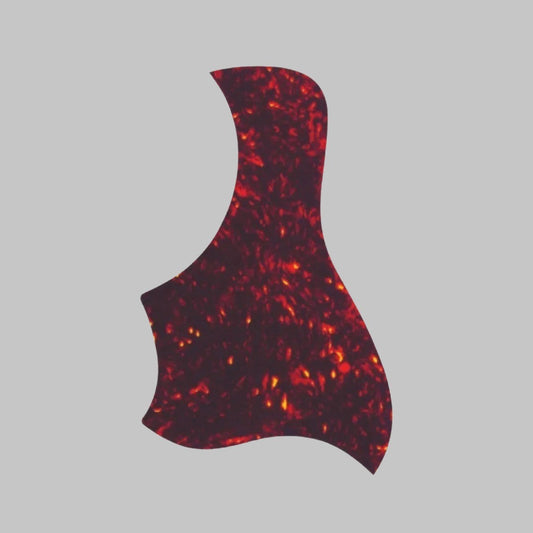 Protector golpeador para guitarra marca Alice, color rojo colorido