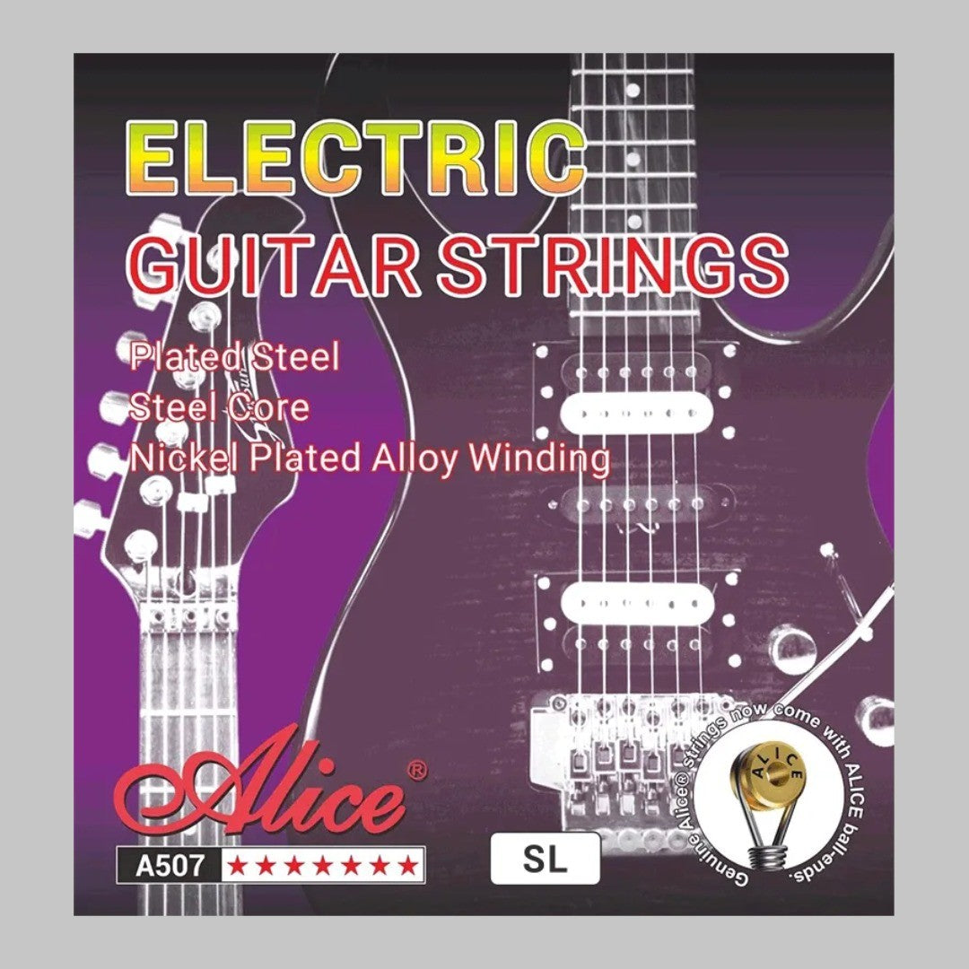 Cuerdas para guitarra eléctrica marca Alice, calibre 09-42