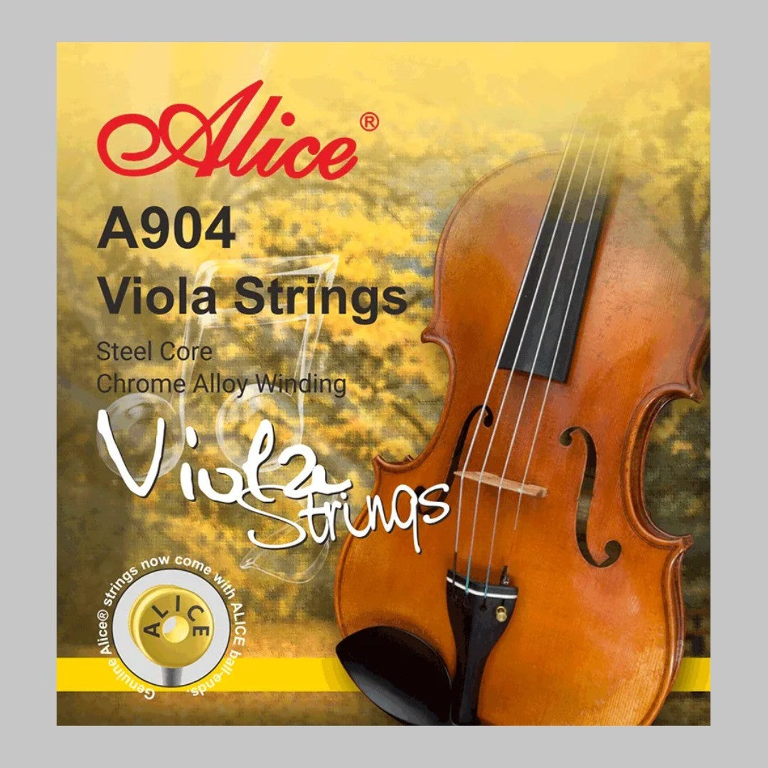 Cuerdas para viola marca Alice, cuerda de acero