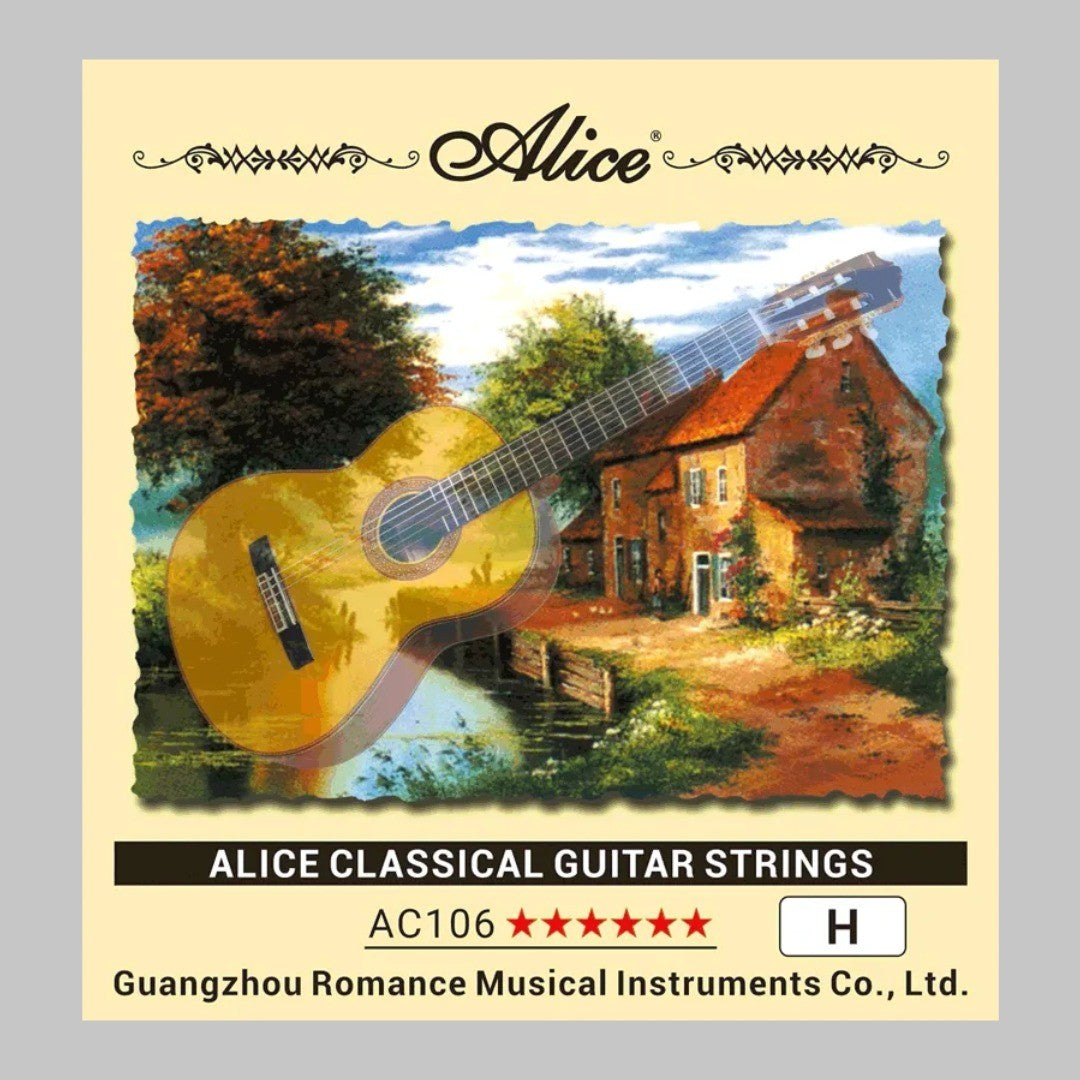 Cuerdas para guitarra clásica marca Alice, tensión alta
