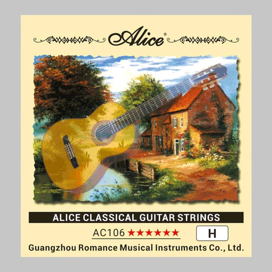 Cuerdas para guitarra clásica marca Alice, tensión alta