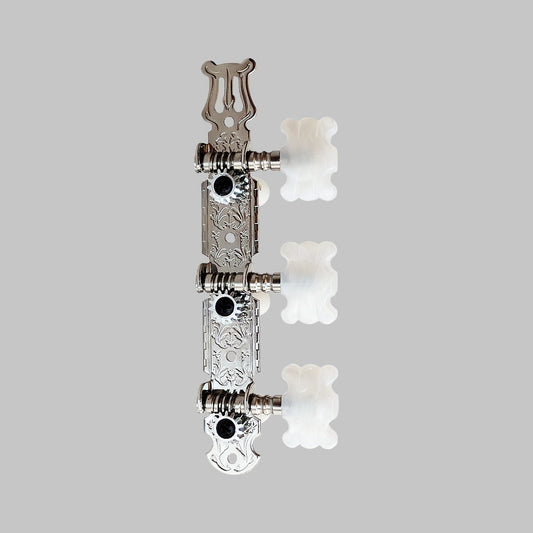 Clavijas para guitarra clásica y requinto marca Alice, color blanco