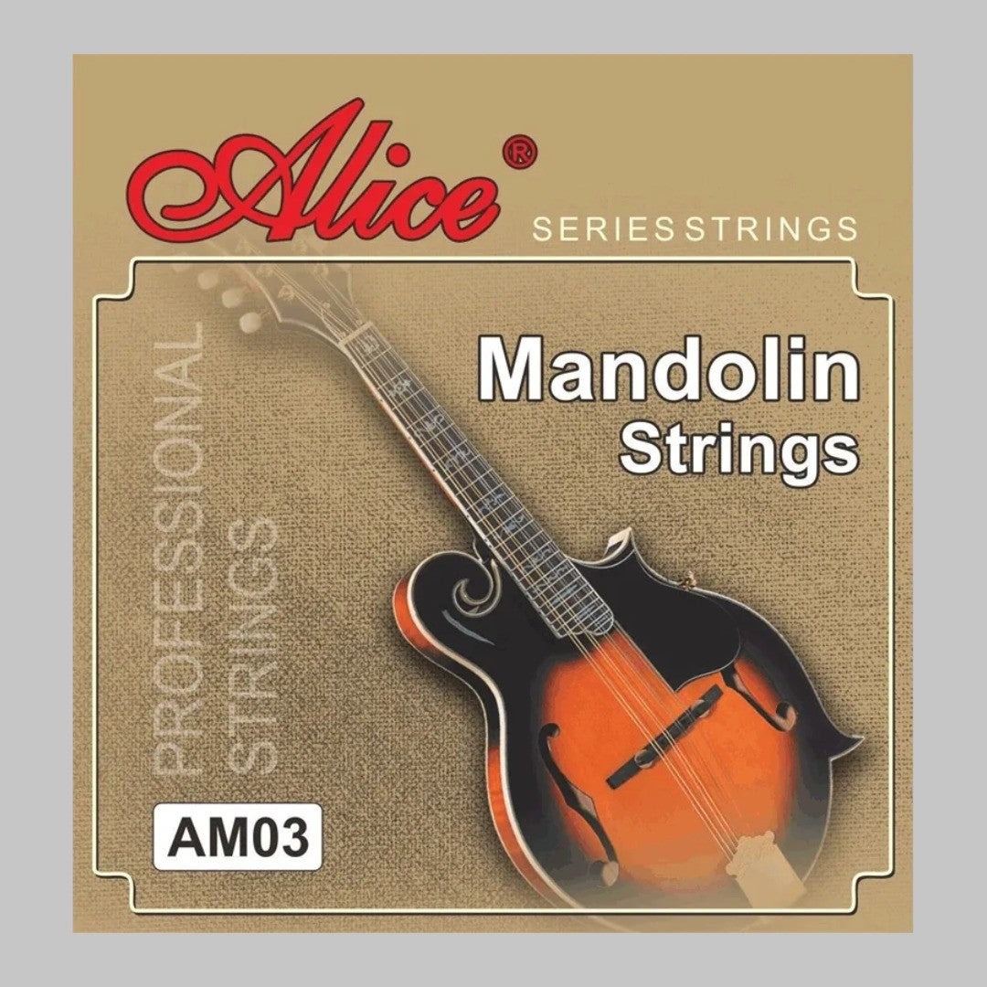 Cuerdas para mandolina marca Alice, calibre 10-34