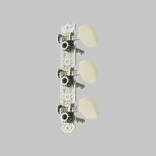 Clavijas para guitarra acústica marca Alice, color marfil