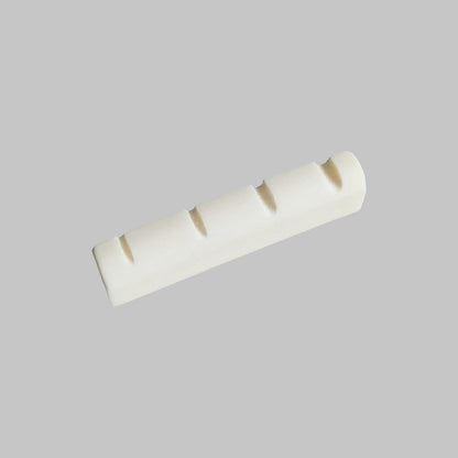 Cejilla superior para bajo eléctrico de 4 cuerdas marca Memphis, material hueso