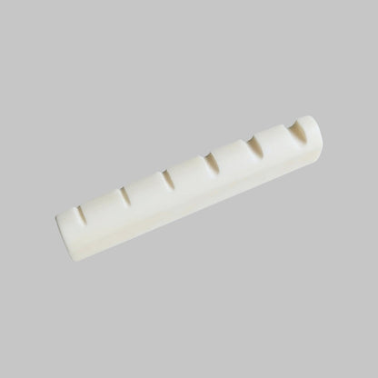 Cejilla superior para bajo eléctrico de 6 cuerdas marca Memphis, material hueso