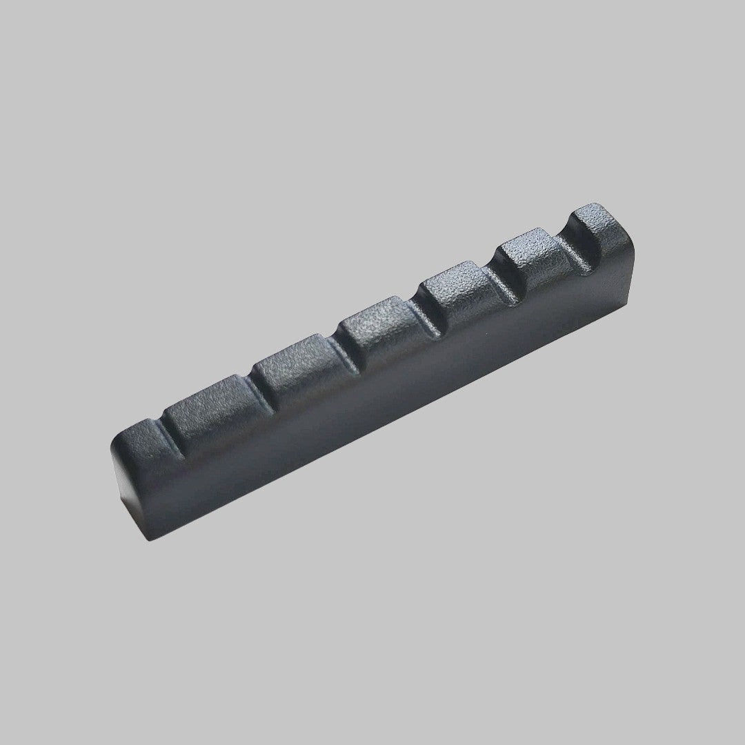 Cejilla superior para bajo eléctrico de 6 cuerdas marca Memphis, material plástico ABS