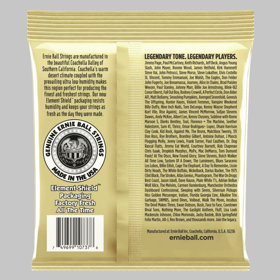 Cuerdas para guitarra docerola marca Ernie Ball, calibre 10-48