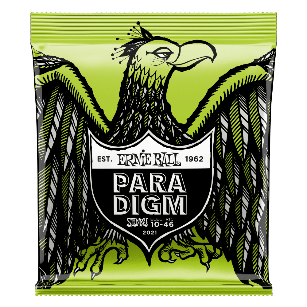 Cuerdas para guitarra eléctrica marca Ernie Ball, calibre 10-46