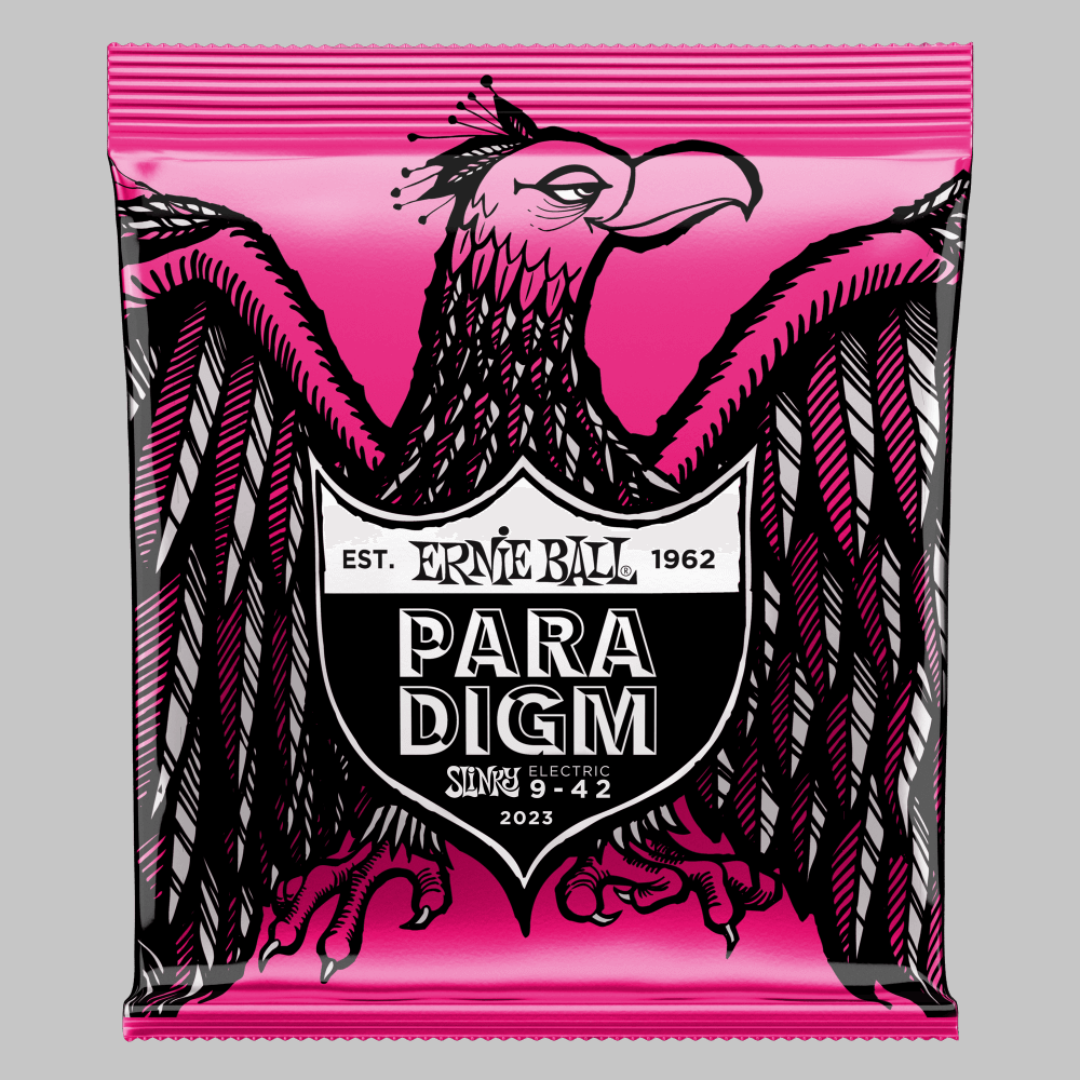 Cuerdas para guitarra eléctrica marca Ernie Ball, calibre 09-42