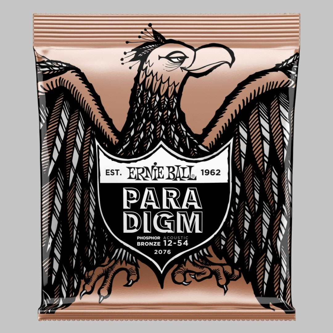 Cuerdas para guitarra acústica marca Ernie Ball, calibre 12-54