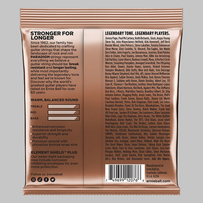 Cuerdas para guitarra acústica marca Ernie Ball, calibre 12-54